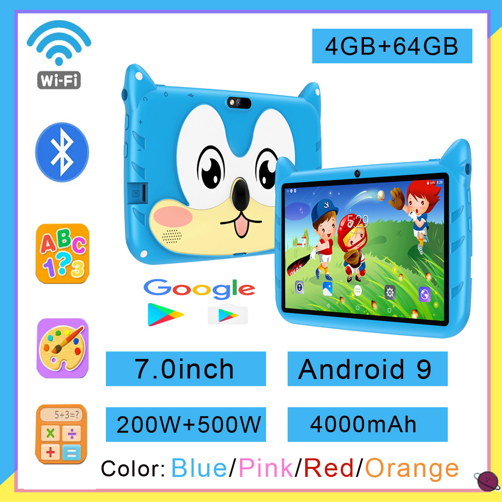 Japanese Kids Education - Neues 7,0-Zoll 5G WLAN Kinder-Geschenk-Tablet mit