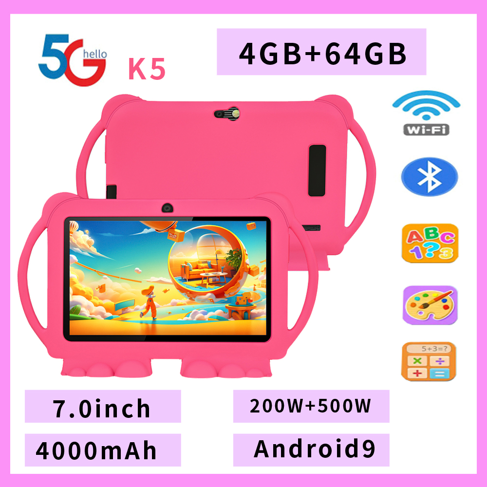 Japanese Kids Education - Sauenaneo 5GWIFI Kinder-Tablet 4GB RAM 64GB