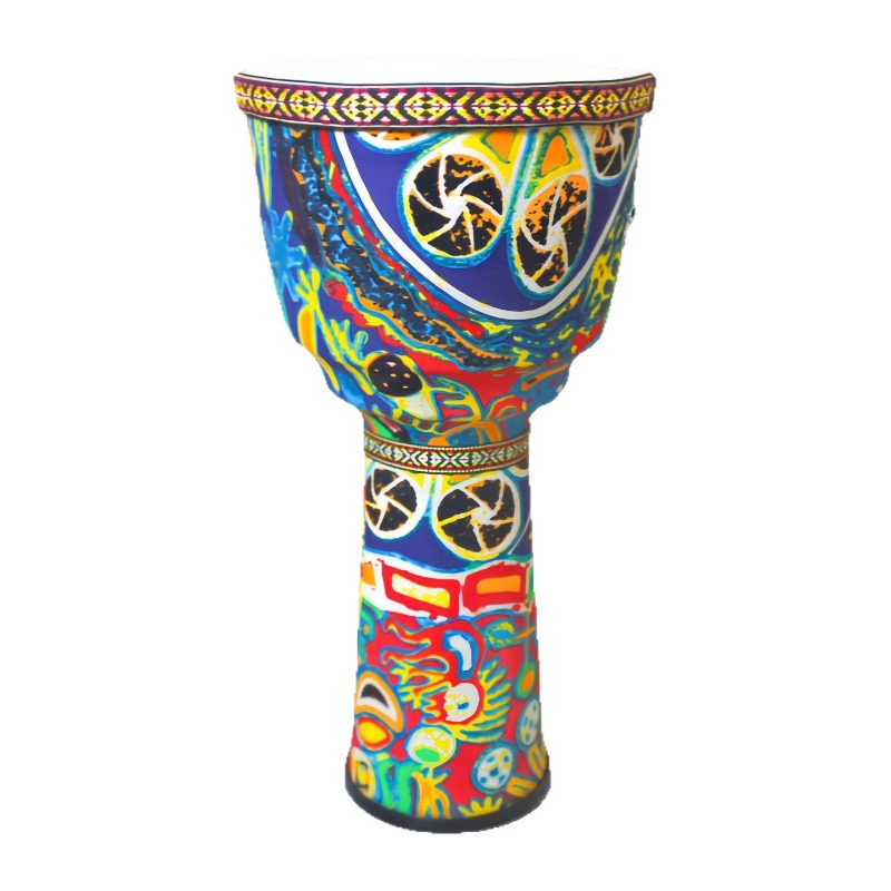 Kids Educational Songs - 10-Zoll-DJembe-Trommel, große afrikanische Trommeln für Erwachsene