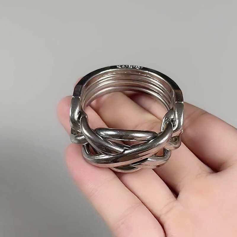 Brain Teaser Cube - Magisches Ring-Puzzle, Entwirrung, Denksportaufgaben, einzigartige Geschenke