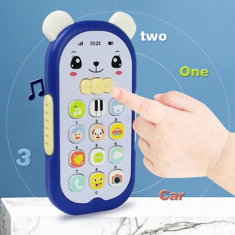Kids Education Mobile - Baby-Telefonspielzeug mit Musik und Geräuschen für
