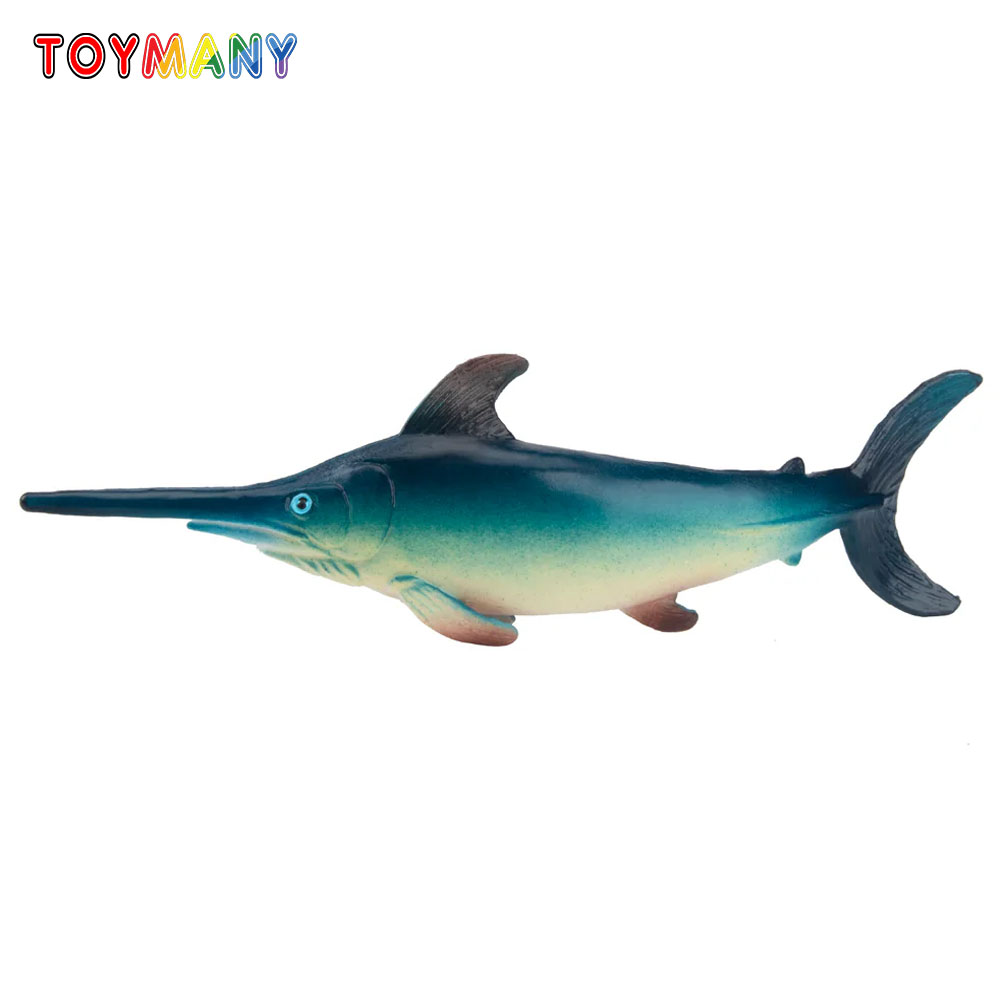 Kids No Education - Toymany Realistische Schwertfische, Meerestiere, Modellspielzeug, Meeresleben,