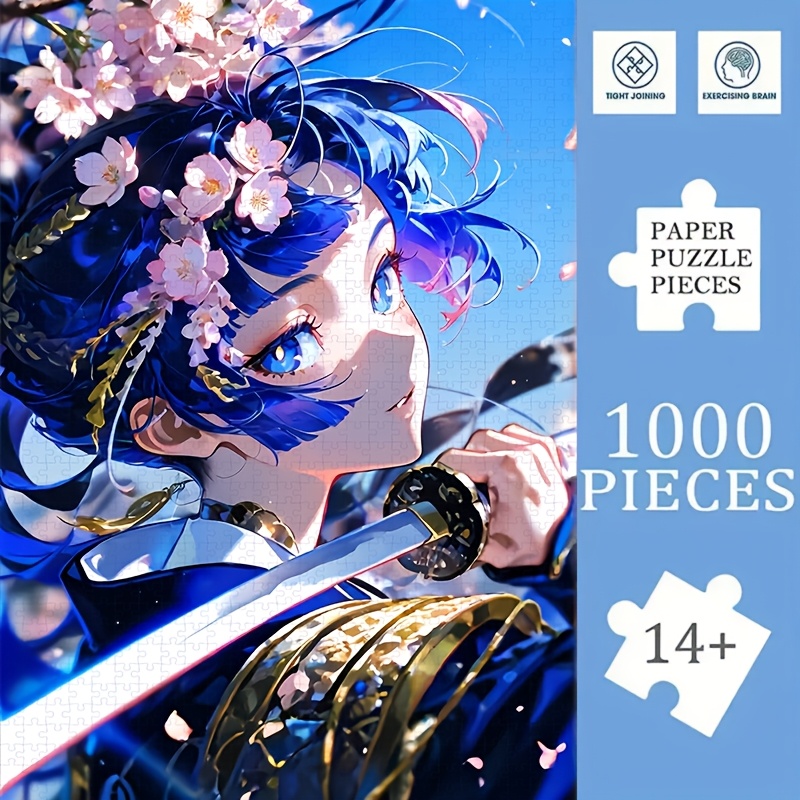 Japanese Kids Education - 500/1000 Teile Puzzle Japanisches Action-Anime-Puzzle Lernspielzeug