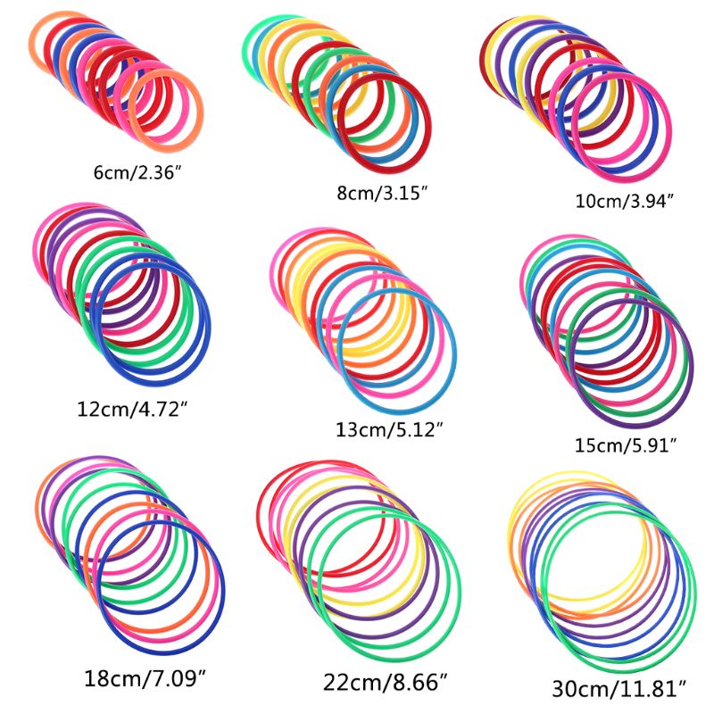 10 Pcs Kunststoff Werfen Ringe – Kids Education Park Bewertung und Preis