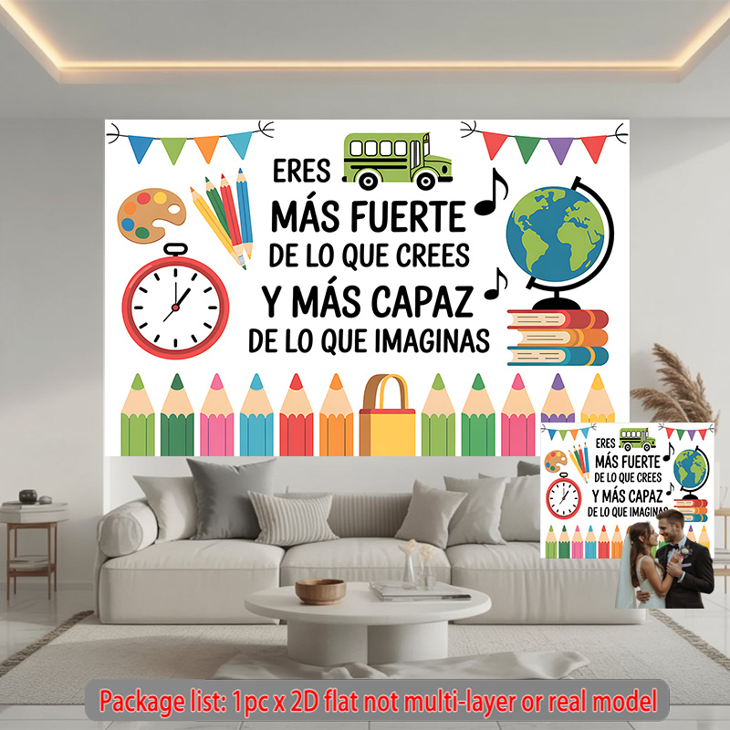 Inspirierende Wandteppich-Deko – Kids Education Banner Bewertung und Preis