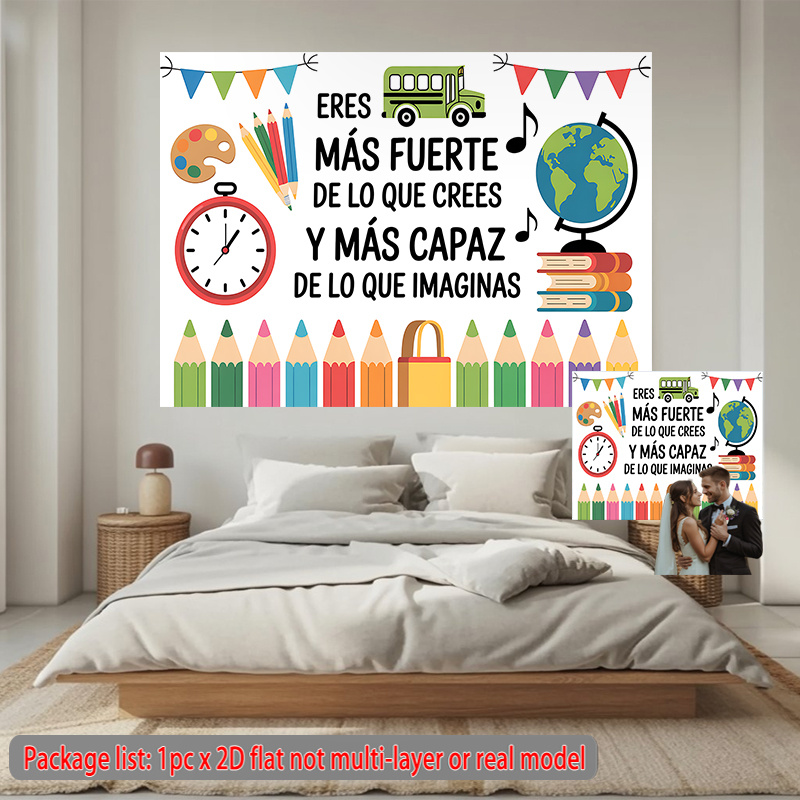Inspirierende Wandteppich-Deko – Kids Education Banner Bewertung und Preis