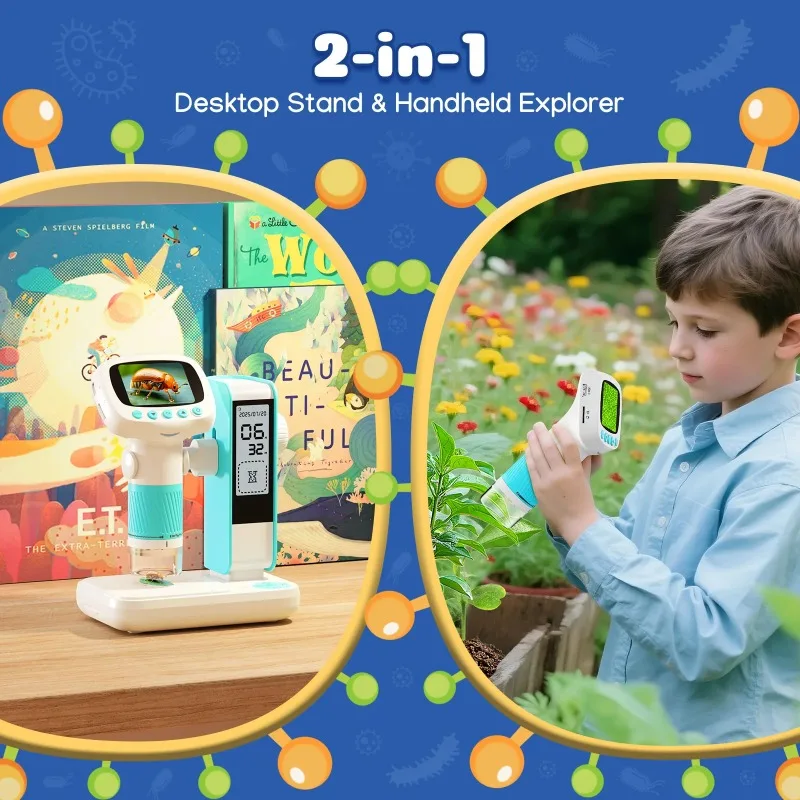 2,0-Zoll-Mikroskop für Kinder  – Education Kids Definition Bewertung und Preis