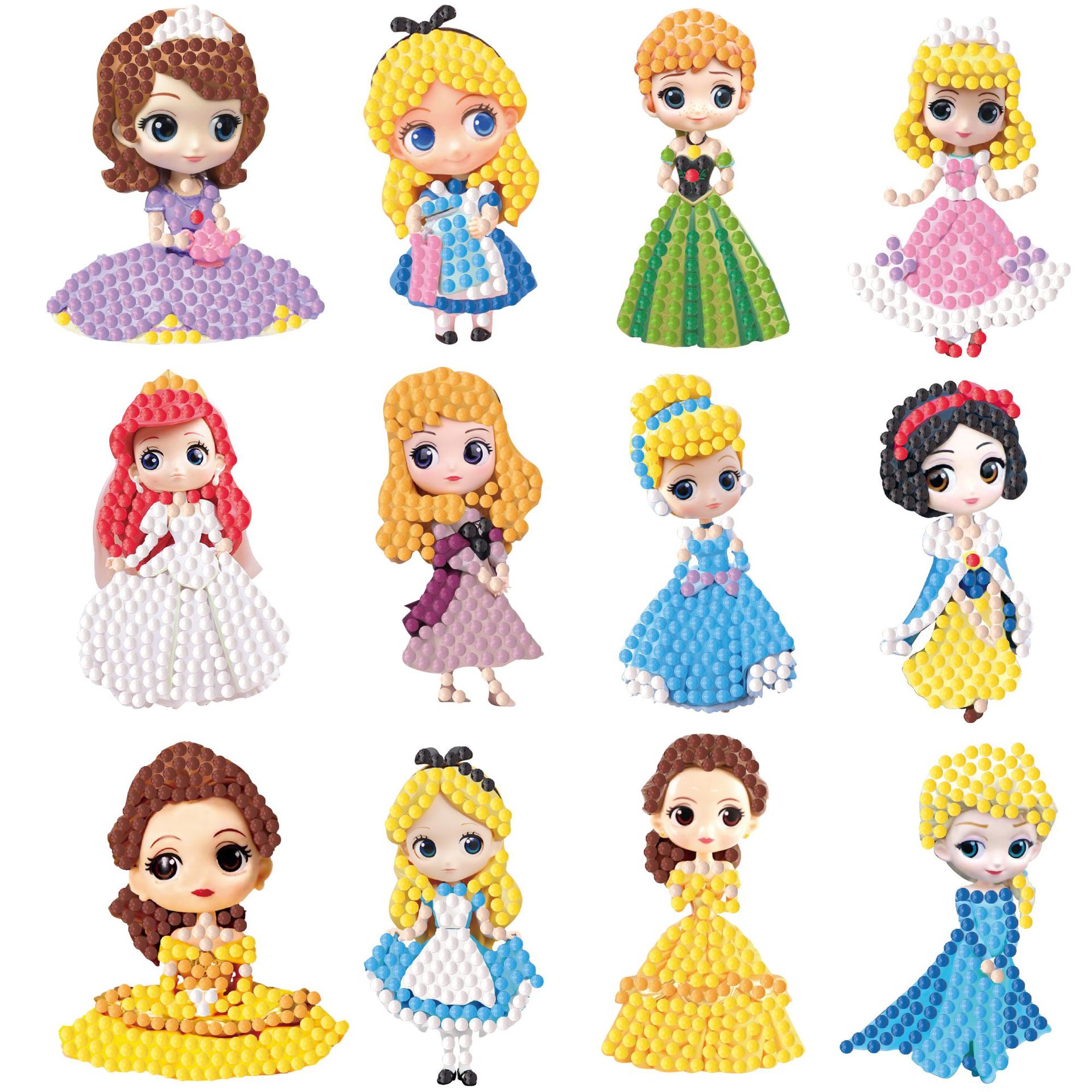 Cartoon-Prinzessin 5D Diamant- – Kingdom Kids Education Bewertung und Preis