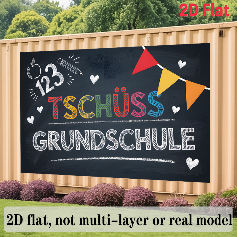Niedliches deutsches Kindergar – Kids Education Banner Bewertung und Preis
