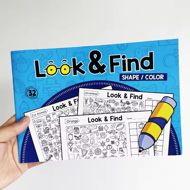 Look And Find Malbuch für Klei – Kids Early Education Bewertung und Preis