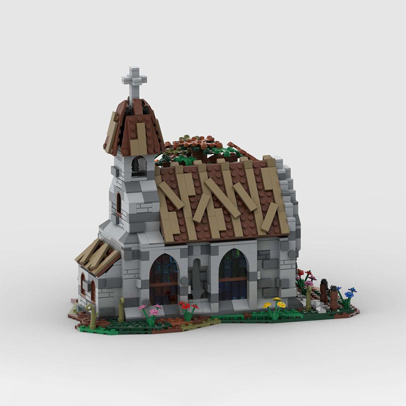 1130-teiliges MOC Dorf Kirche  – Kingdom Kids Education Bewertung und Preis