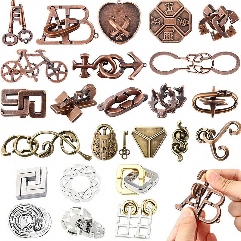 Magische Metall-Gehirnteaser-P – Brain Teaser Cube Bewertung und Preis