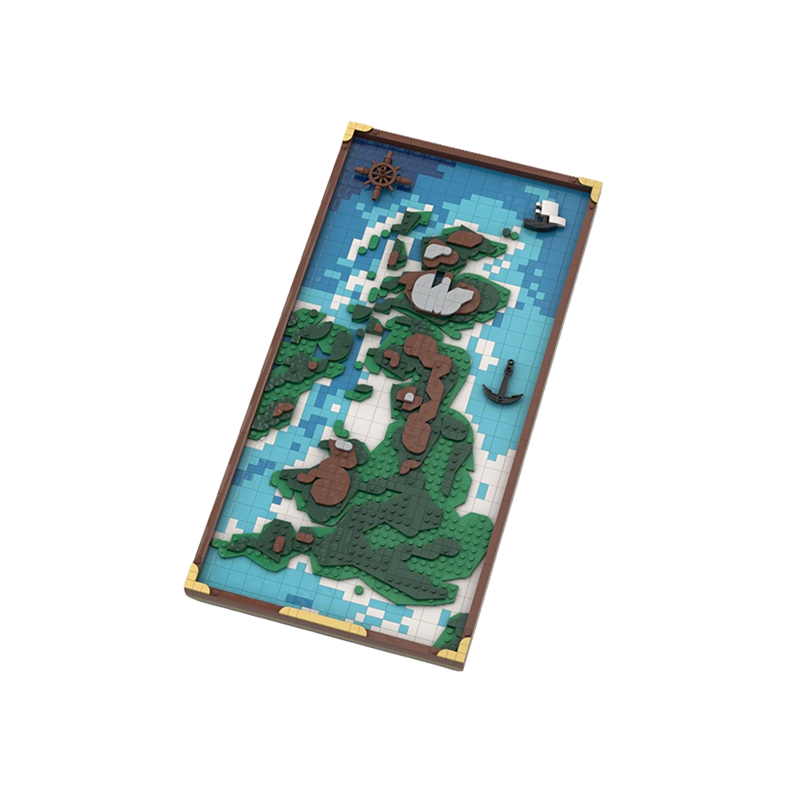1509 Teile MOC Topografische K – Kingdom Kids Education Bewertung und Preis