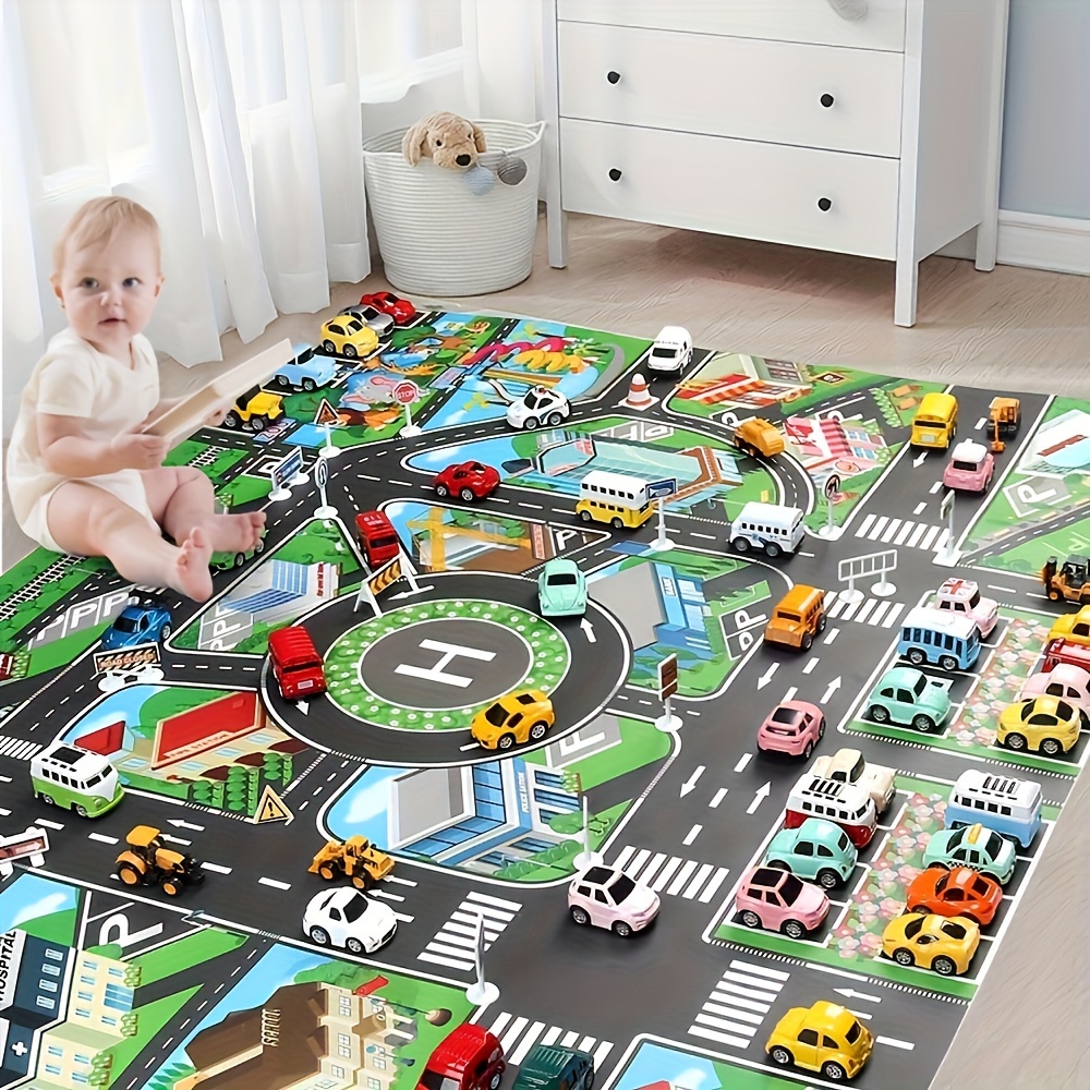 1 Stück, Stadtverkehr-Spielmat – Kids No Education Bewertung und Preis