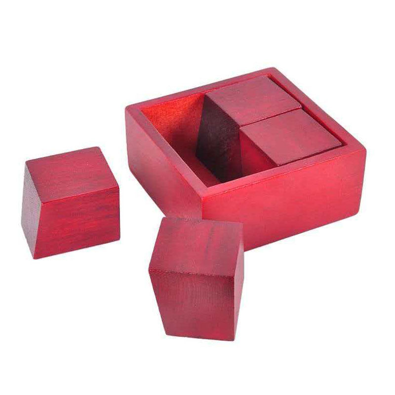Unmögliches Holz-Gehirnteaser- – Brain Teaser Cube Bewertung und Preis