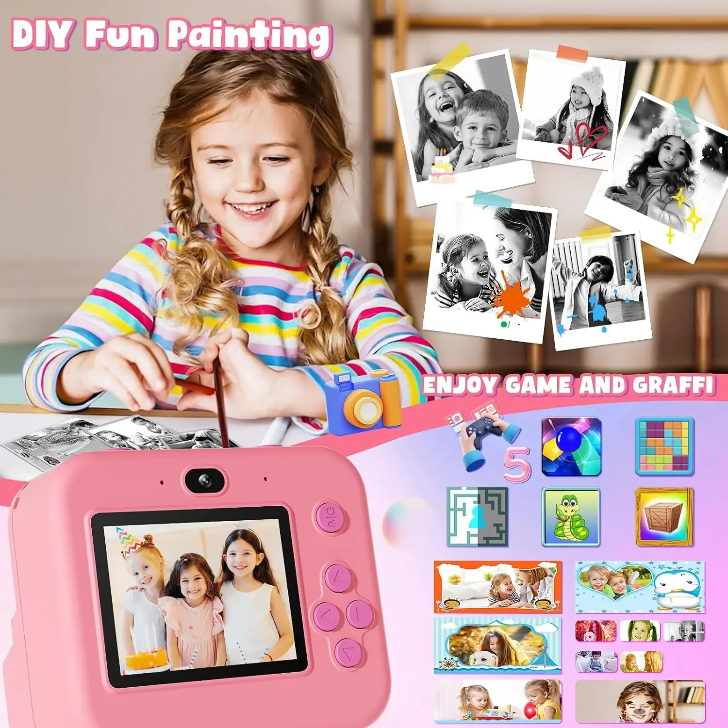 Digitale Kinder kamera, Sofort – Japanese Kids Education Bewertung und Preis