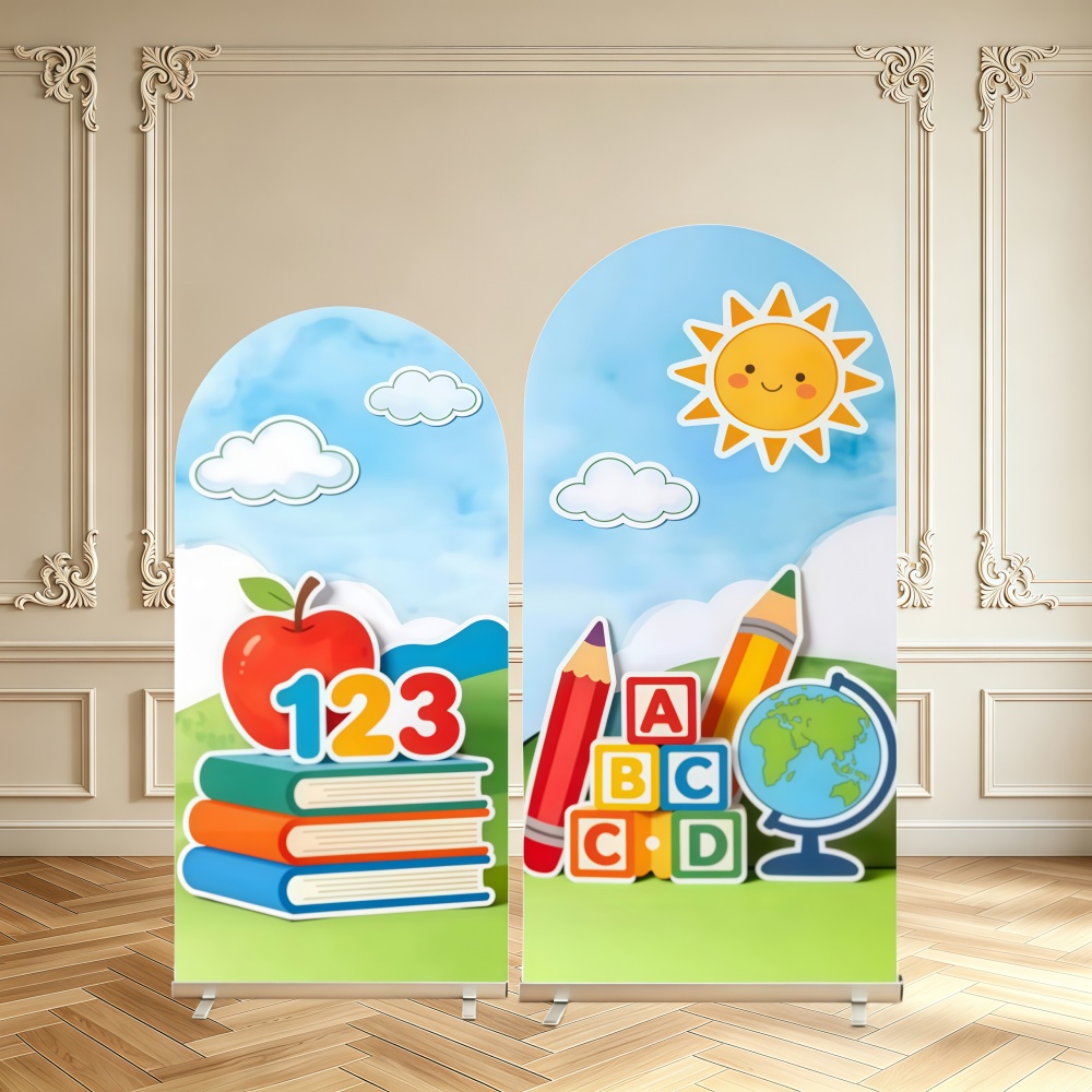 Back-to-School-Dekor Bogen-Hin – Kids Education Background Bewertung und Preis